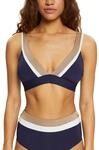 ESPRIT Damen Tayrona Beach Rcs Pad.bra Bikini, Navy, 34