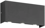 Fischer & Honsel | Wandleuchte, Au&szlig;enleuchte, Nairobi | schwarz| Acryl...