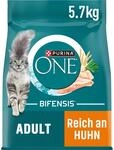 PURINA ONE BIFENSIS Adult Katzenfutter trocken, reich an Huhn, 1er Pack (1 x 5,7kg)