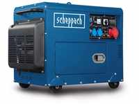 Scheppach Diesel Stromerzeuger | Elektrostart | 7,7PS | 5000W | 2x 230V, 1x 400V