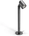 Steinel LED Strahler Spot Way N, 7,86 W Wegeleuchte mit D&auml;mmerungsautomatik, 512 lm,