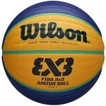 Wilson Basketball FIBA 3X3 Replica JUNIOR, Gr&ouml;&szlig;e: 5, Gummi, F&uuml;r den Innen- und