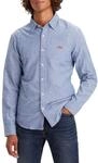 Levi's Herren Ls Battery Hm Slim Shirt, Navy Peony, S EU