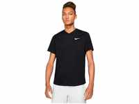 Nike Herren Ct Dry Victory T-Shirt, Black/Black/White, S