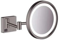 hansgrohe AddStoris - Kosmetikspiegel mit LED-Beleuchtung, Schminkspiegel mit