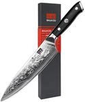 SHAN ZU Damastmesser Kochmesser 20cm Japanisches K&uuml;chenmesser | Profi-Messer mit 67
