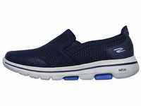Skechers Herren Go Walk 5 Apprize Slip On Sneaker, Navy Textile Synthetic White...