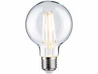 Paulmann 28968 LED Lampe Globe Filament G80 E27 230V 806lm 7,5W 2700K 230V Klar