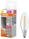 Osram Dimmbare LED-Lampen, Klassische Minikerzenform, Kaltwei&szlig;, 40 W-Ersatz