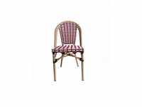 Sit Möbel 2er Set Stühle, beige, rot, Sitzhöhe 45 cm, Sitzbreite 42 cm,...