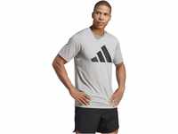 Adidas Herren T-Shirt (Short Sleeve) Tr-Es Fr Logo T, Mgreyh/Black, IB8276, 2XL