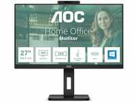 AOC Q27P3CW - 27 Zoll QHD Monitor, 2 MP Webcam, höhenverstellbar, Lautsprecher