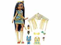 Monster High Cleo de Nile Puppe - Königliches Outfit, Killerstiefel,