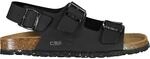 CMP Herren Eco Keidha Slipper Flache Sandale, Schwarz, 40 EU