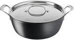 Tefal Jamie Oliver Batch-Cooking Set, Harteloxierter Kochtopf Induktion 30 cm,