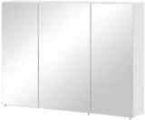 Schildmeyer Basic Spiegelschrank ohne Beleuchtung &lrm;134109, wei&szlig; Glanz, 100 cm