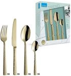 Amefa PVD Besteck Set Felicity Champagner 24-teiliges Essbesteck Set F&uuml;r 6...