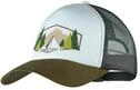 Buff Unisex White Darryl Trucker Cap, Blanc, Einheitsgr&ouml;&szlig;e EU