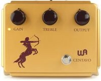 Warm Audio - WA-CV CENTAVO - Overdrive-Pedal f&uuml;r Gitarre - orangefarbenes Finish