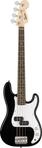 Fender Squier E-Bass - Mini Precision Bass, Schwarz, Inklusive kostenloser virtueller