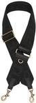 LIEBESKIND Berlin Damen Shoulder Straps long, Polyester, Black Gold, Einheitsgr&ouml;&szlig;e