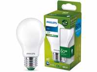 Philips LED Classic ultraeffiziente E27 Lampe, A-Label, 60W, matt, neutralweiß,