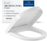 Villeroy & Boch WC-Sitz Architectura Compact - Toilettendeckel Wei&szlig; gl&auml;nzend aus