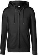 K&Uuml;BLER Workwear | K&Uuml;BLER Shirts Kapuzen-Sweatjacke | schwarz | Gr&ouml;&szlig;e XS
