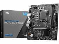 MSI PRO H610M-E DDR4 Motherboard, Micro-ATX - Unterstützt Intel 12th Gen Core