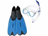 Seac Unisex-Adult Spinta Set mit Schuh-Flossen, Unterwassertauchmaske und