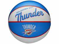 Wilson Mini-Basketball TEAM RETRO, OKLAHOMA CITY THUNDER, Outdoor, Gummi,...