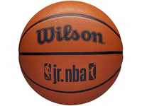 Wilson Basketball, Jr. NBA DRV Plus, Outdoor und Indoor, Größe: 7, Braun