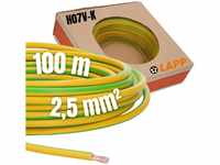 100m Lapp 4520002 PVC Einzelader H07V-K 2,5 mm² grün-gelb