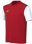 Nike Herren Y Nk Df Tiempo Prem Ii JSY T-Shirt, Rot - Wei&szlig;, XL EU