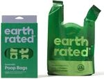 Earth Rated Hundekotbeutel, mit Henkeln, leicht zu verknoten und garantiert