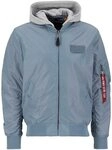 Alpha Industries Herren MA-1 TT Hood Light Bomber Jacket