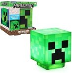 Minecraft Creeper Tischlampe mit offiziellen Creeper-Sounds,...