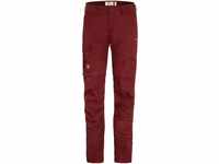 Fjallraven 89845-347 Karla Pro Zip-Off Trousers W Pants Damen Bordeaux Red...