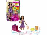 Barbie Welpenadoption - Puppe und 2 Welpen sogar mit Adoptionszertifikate,
