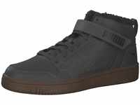 PUMA Unisex Adults Rebound Mid Strap WTR Sneaker, Castlerock Black