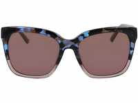 DKNY Damen DK534S Sunglasses, Crystal Mink/Blue/Black Tortoise, Einheitsgröße