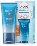 Biore Aqua Rich UV - Leichtes Feuchtigkeitsfluid f&uuml;r das Gesicht - Sonnenschutz -