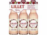 Lillet Berry, vorgemischter Drink aus Lillet Blanc, Erdbeer- & Himbeer-Aromen,