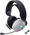 Alienware AW720H Dual-Mode kabelloses Gaming Headset - Farbe Lunar Light