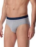 Schiesser Herren 3 Pack Slips Bio Baumwolle Multipack - 95/5 Organic, Sortiert