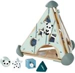 Eichhorn 100003812, Spielcenter Pyramide mit Kugelbahn, Musikfunktion und Steck,