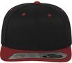 Flexfit 110 Fitted Snapback Cap, Farbe Black/Red, Gr&ouml;&szlig;e One Size