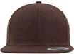 Flexfit Classic Snapback Cap, M&uuml;tze f&uuml;r Kinder, One Size, Farbe braun