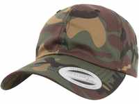 Flexfit Uni 6245CM-Low Profile Cotton Twill Cap, Green camo, one Size