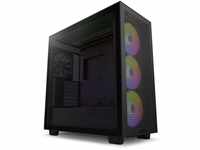 NZXT H7 Flow RGB - CM-H71FB-R1 - ATX Mid-Tower Gaming PC-Gehäuse - USB-C Port...